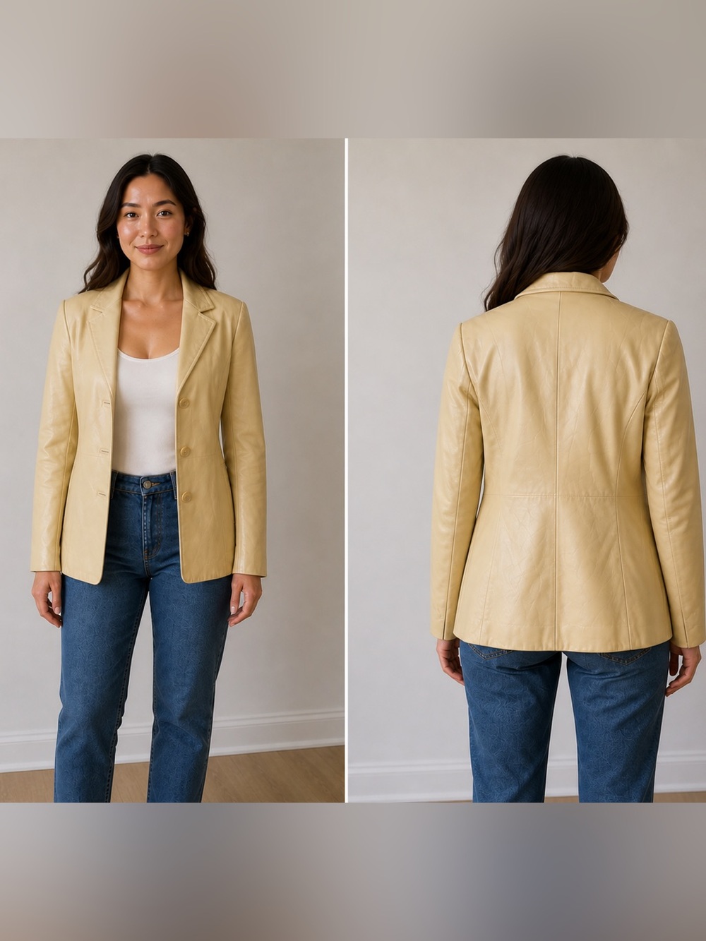 Danier Genuine Leather Longline Jacket – XS (Made in Canada)